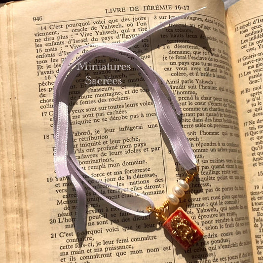 Bracelet de foi Sainte bible et perles